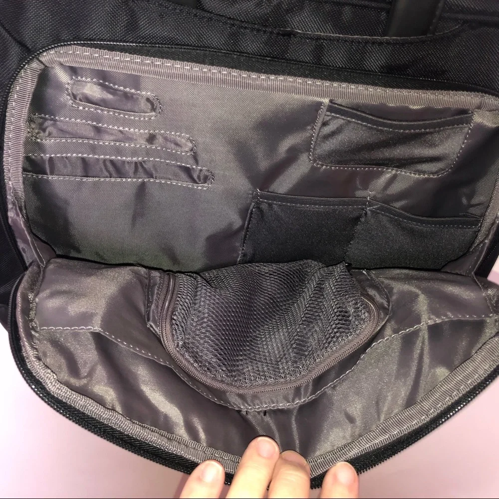 Dell Black Laptop Computer Travel Bag Padded w/Adjustable Strap‎